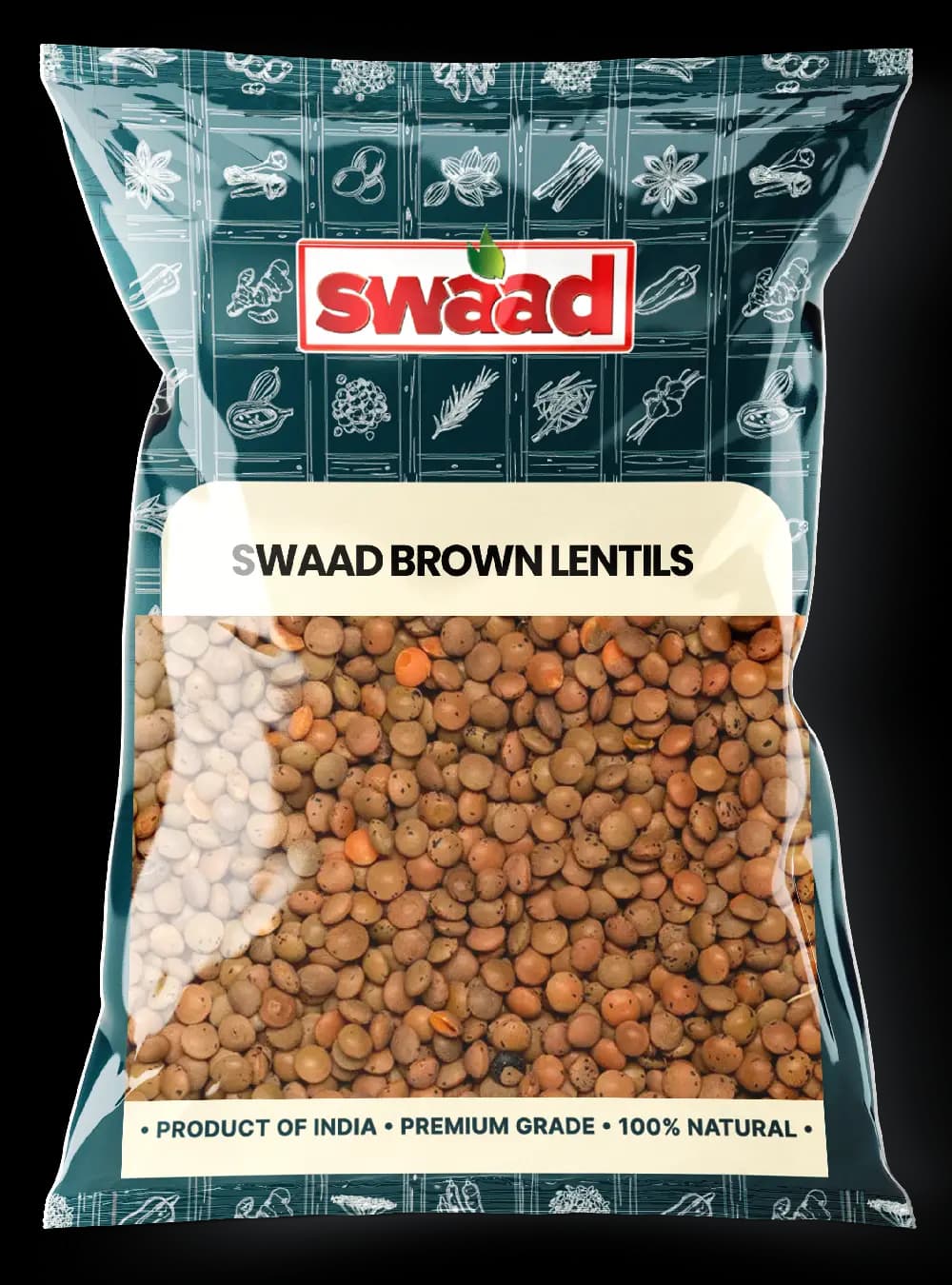 SWAAD BROWN LENTILS 1KG