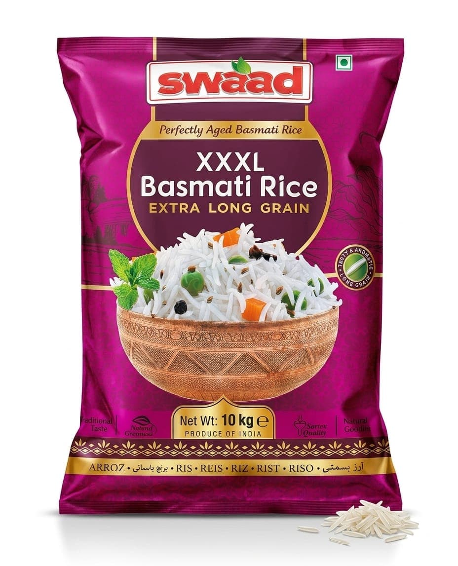 Swaad XXXL Basmati Rice 10 kg