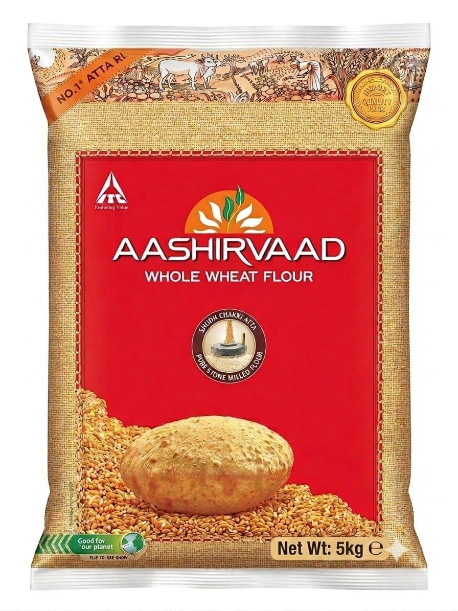 Aashirvaad Whole Wheat Flour 5kg